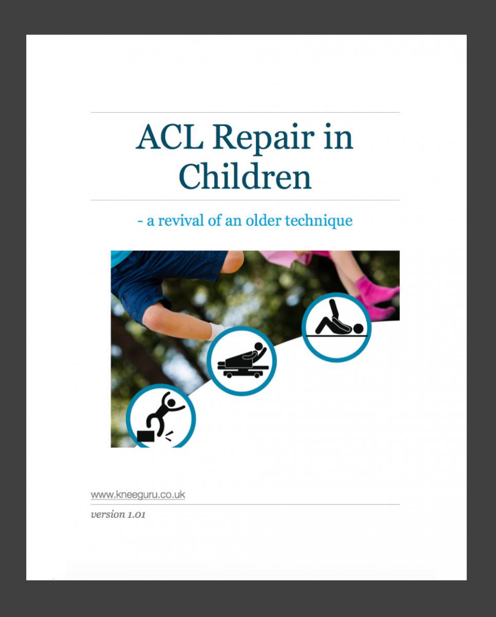 ACL repair in children