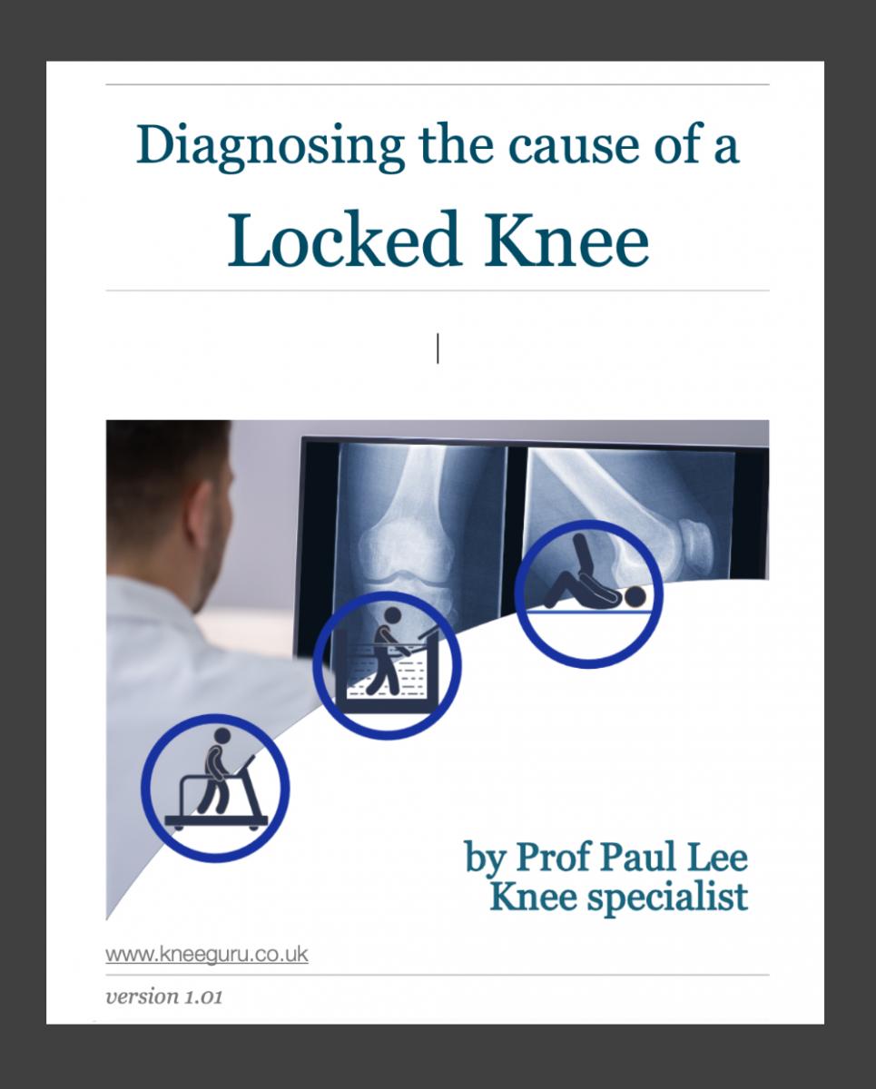 Diagnosing the cause of a locked knee