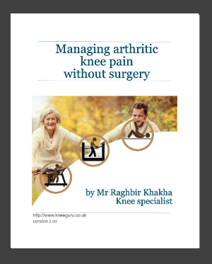 Managing arthritic pain without surgery